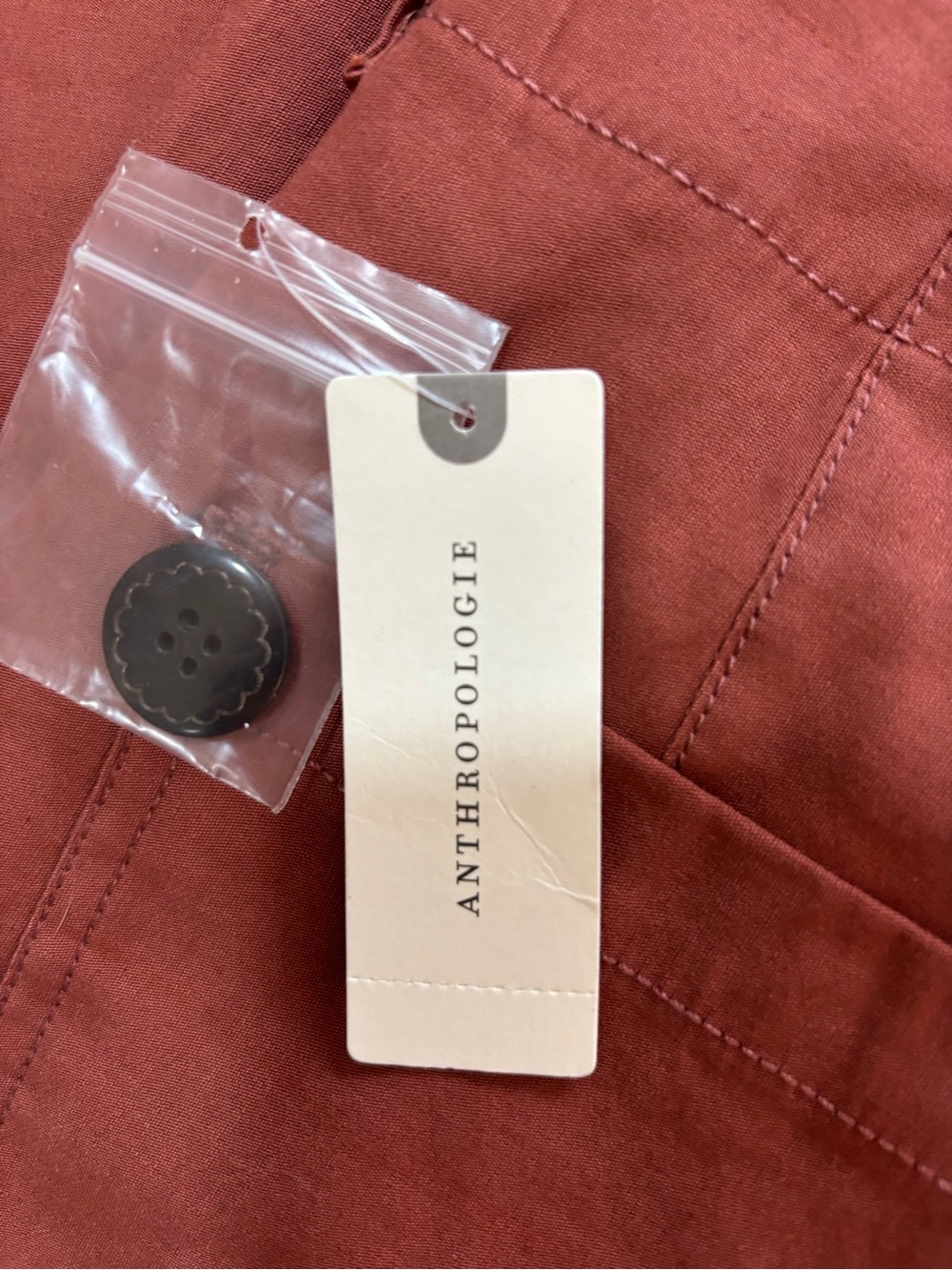 Maeve The Colette Full Length Wide Leg Pants in Cinnamon Size 29. NWT FLAW - Picture 12 of 15